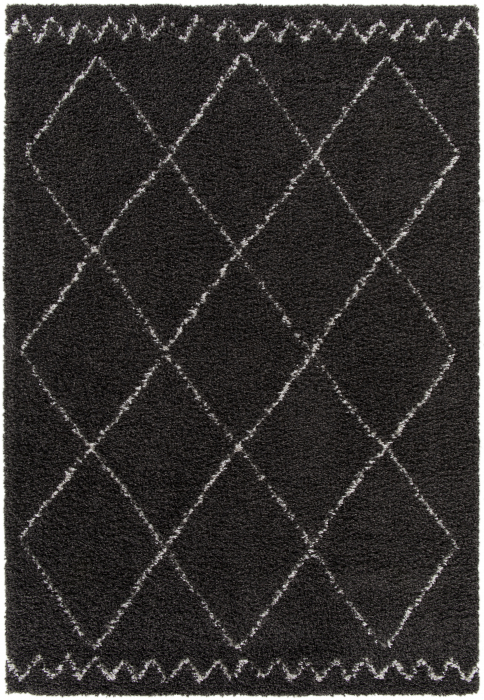 Covor Belgian Sufragerie/Dormitor, Model Gent 51309/630 , Dreptunghiular, Negru [6]