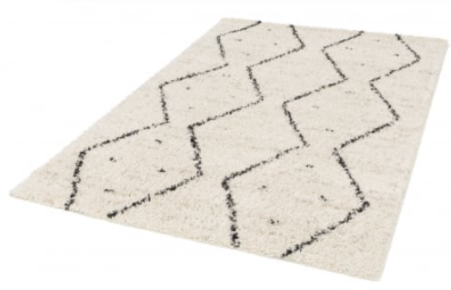 Covor Belgian Sufragerie/Dormitor, Model Gent 51497/361 , Dreptunghiular, Crem/Negru [3]