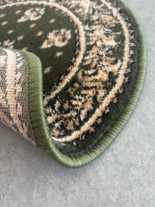 Covor Bisericesc, Model 15033/310, Rotund, Verde [3]