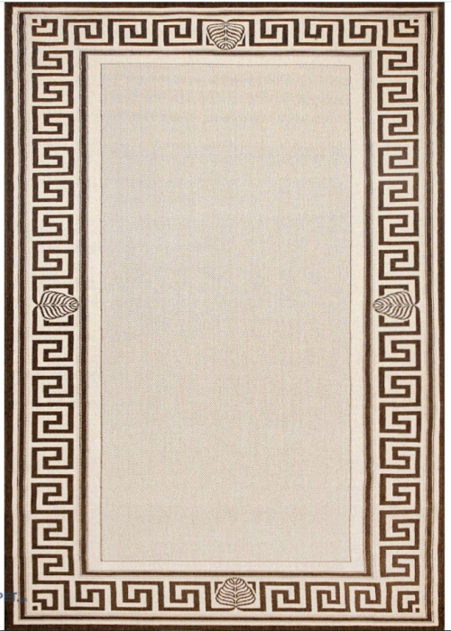 Covor Bucatarie, Model Dreptunghiular Iuta 900/19, Crem/Maro [8]
