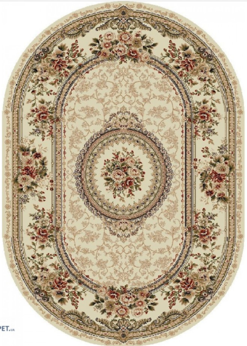 Covor Clasic Living, Model Lotos 571/100, Crem Oval [2]