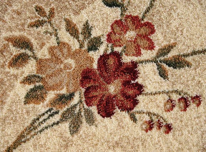 Covor Clasic Lotos 551/100 Crem-Bej, Model Floral [3]