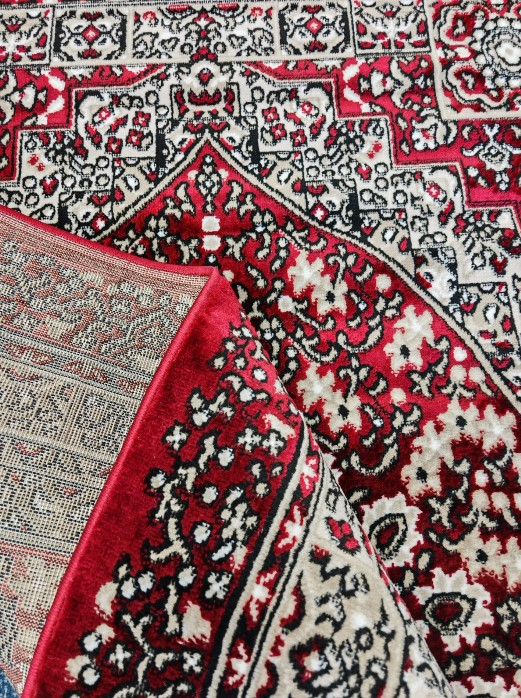 Covor Clasic Queen 01517,  Model Oriental, Rosu [2]