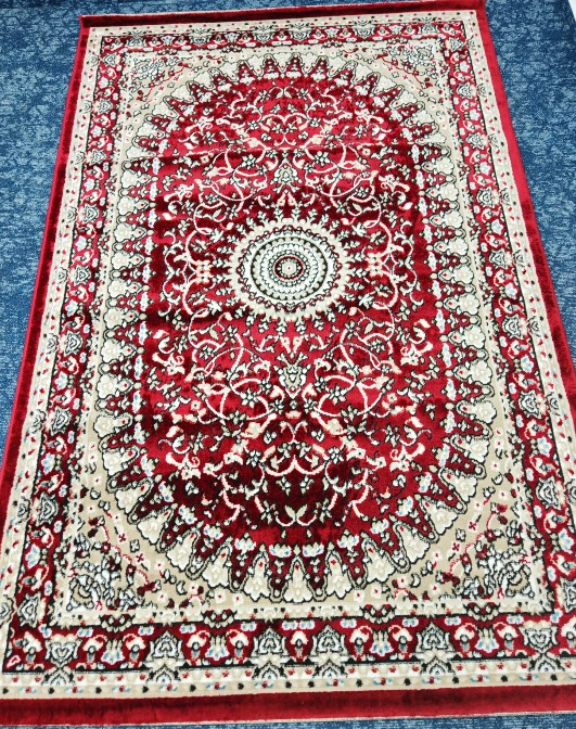 Covor Clasic Queen 05709,  Model Oriental, Rosu [7]