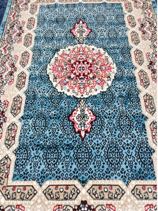 Covor Clasic Queen 12165,  Model Oriental, Turcoaz [8]