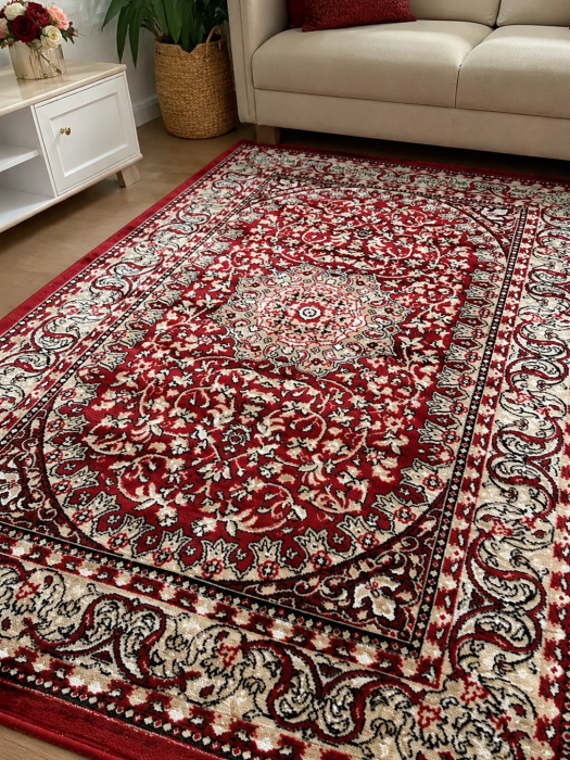 Covor Clasic Queen 07288,  Model Oriental, Rosu [2]