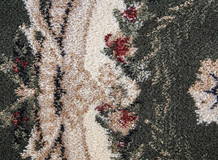 Covor Clasic Sufragerie/Dormitor, Model Lotos 15002/310, Crem/Verde [2]