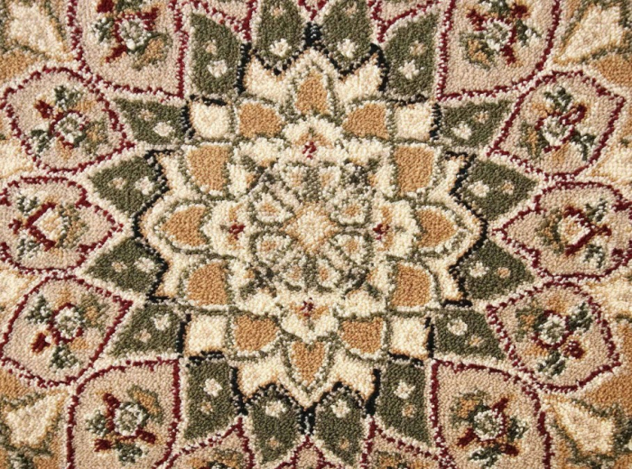 Covor Clasic Sufragerie/Dormitor, Model Lotos 1555/110, Crem/Bej [4]
