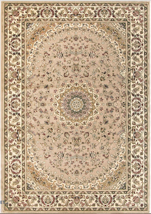 Covor Clasic Sufragerie/Dormitor, Model Lotos 1555/110, Crem/Bej [5]