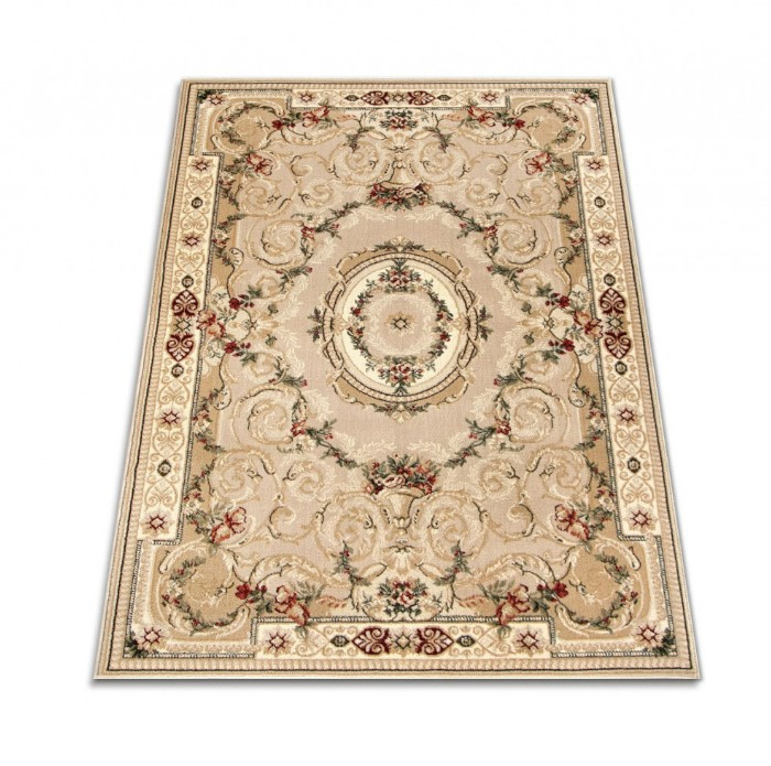 Covor Clasic Sufragerie/Dormitor, Model Lotos 15002/110, Crem/Bej [3]