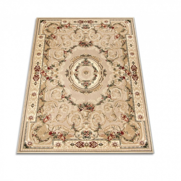 Covor Clasic Sufragerie/Dormitor, Model Lotos 15002/110, Crem/Bej [5]