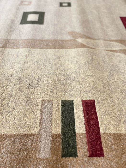 Covor Clasic Sufragerie/Dormitor, Model Lotos 579/110, Crem/Bej [4]