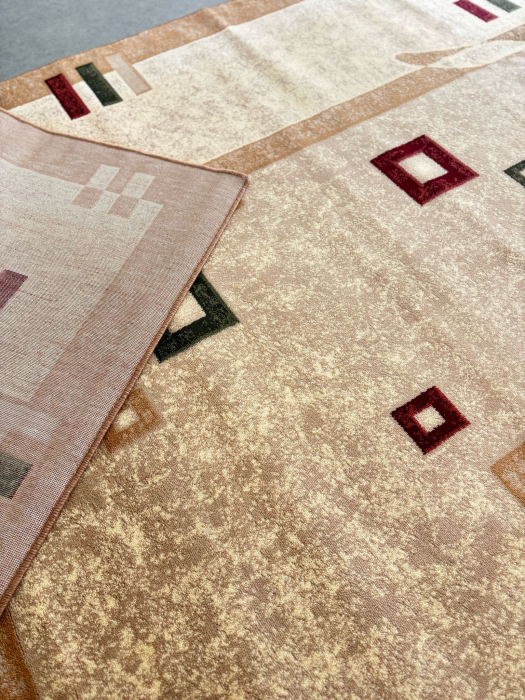 Covor Clasic Sufragerie/Dormitor, Model Lotos 579/110, Crem/Bej [7]