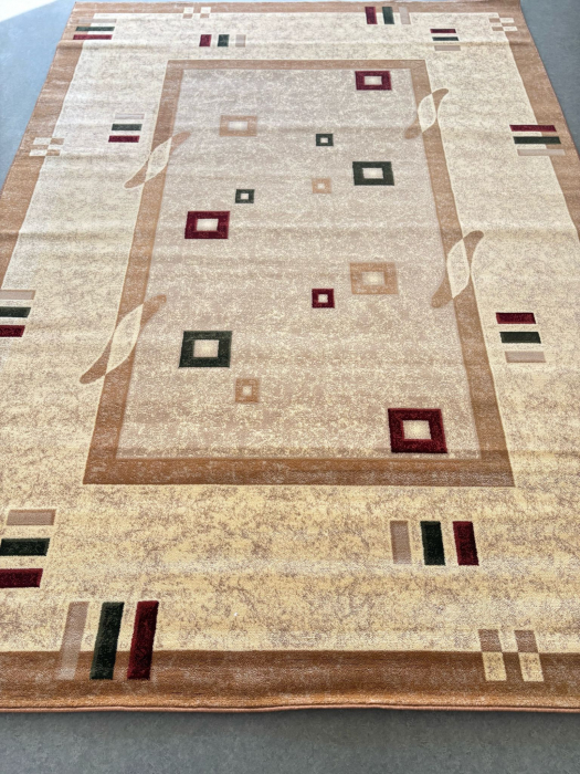 Covor Clasic Sufragerie/Dormitor, Model Lotos 579/110, Crem/Bej [8]