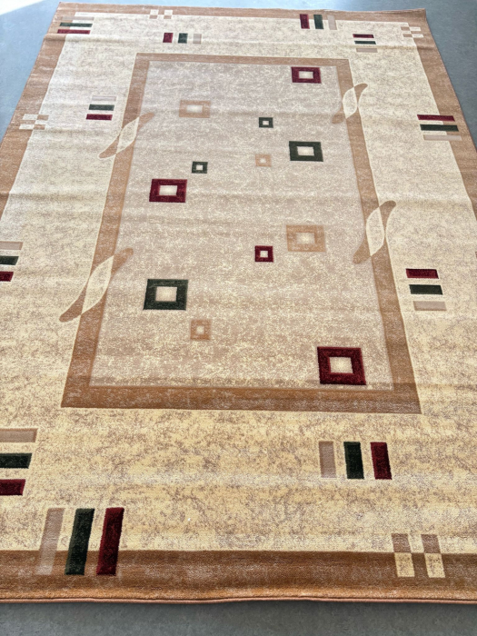 Covor Clasic Sufragerie/Dormitor, Model Lotos 579/110, Crem/Bej [14]