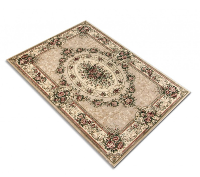 Covor Clasic Sufragerie, Model Lotos 1529/110, Bej [9]