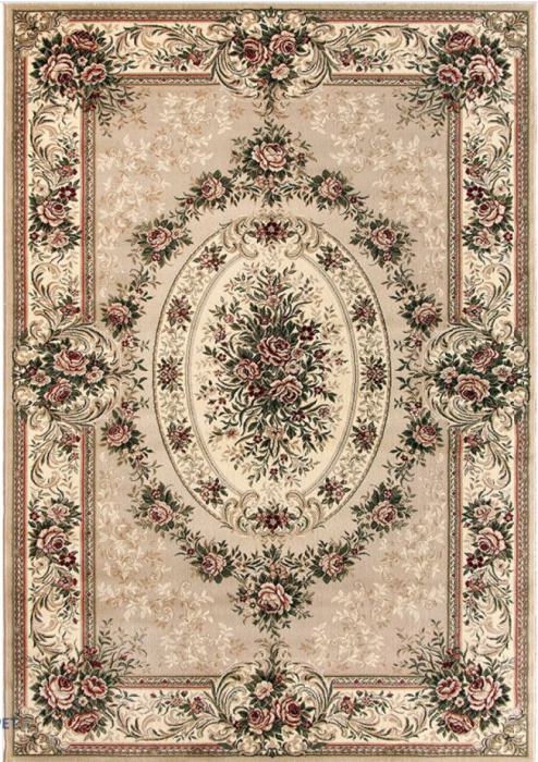 Covor Clasic Sufragerie, Model Lotos 1529/110, Bej [10]