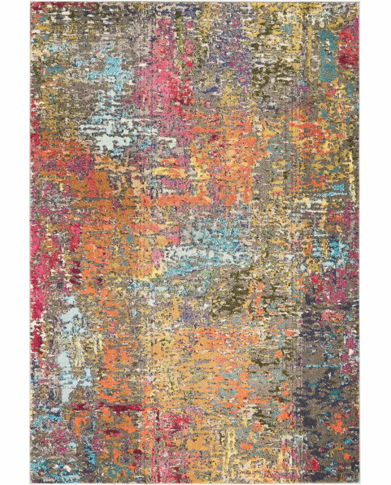 Covor Sufragerie/Dormitor, Model CES14, Maro/Multicolor [6]