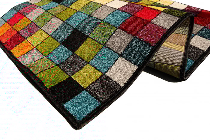 Covor Kolibri Copii 11161/130, Model Patratele, Multicolor [4]