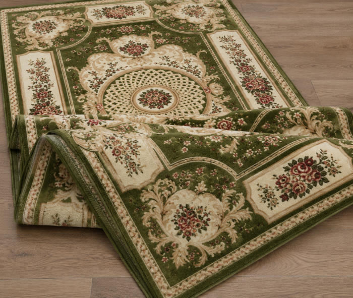 Covor Dormitor/Living, Model Lotos 531/330, Bej/Verde [3]
