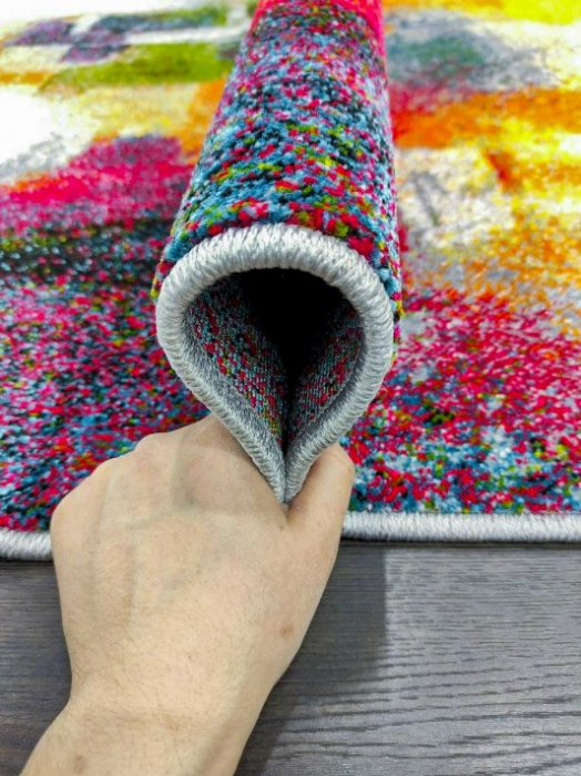 Covor Dreptunghiular Living/Dormitor, Kolibri Abstract 11398/120, Multicolor [3]