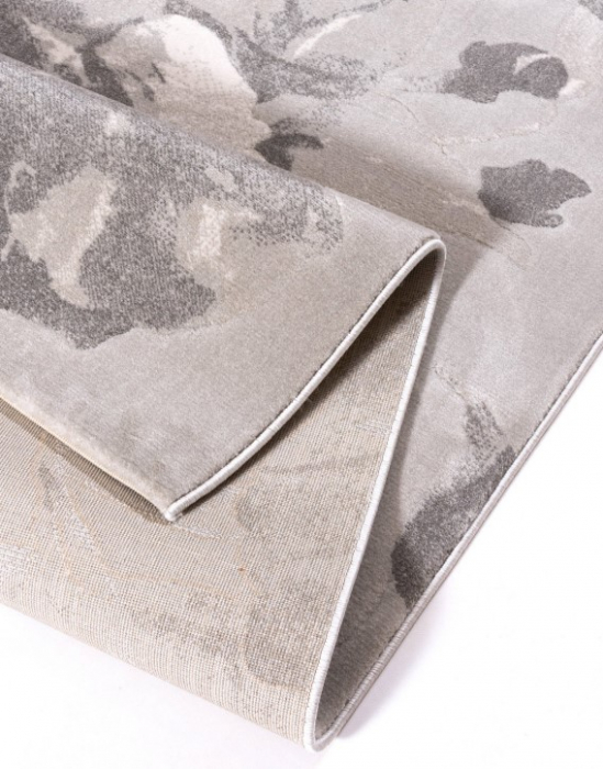 Covor Floral Living/Dormitor, Model Opus 54208/760, Gri [2]