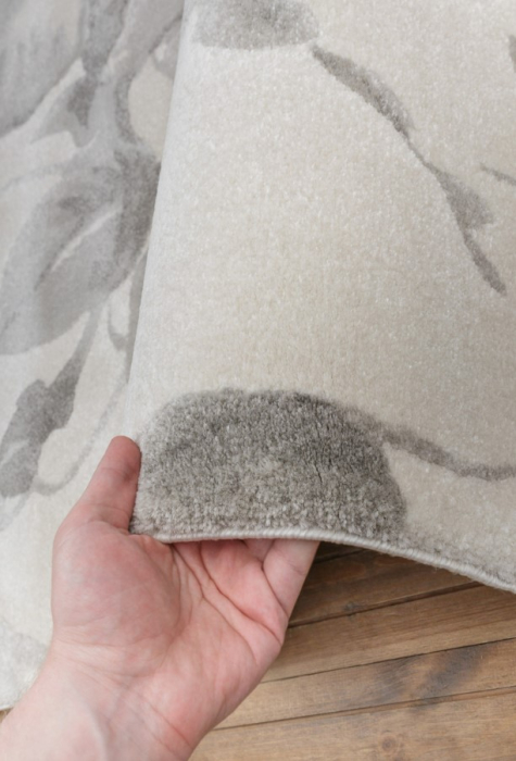 Covor Floral Living/Dormitor, Model Opus 54208/760, Gri [4]