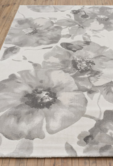 Covor Floral Living/Dormitor, Model Opus 54208/760, Gri [3]