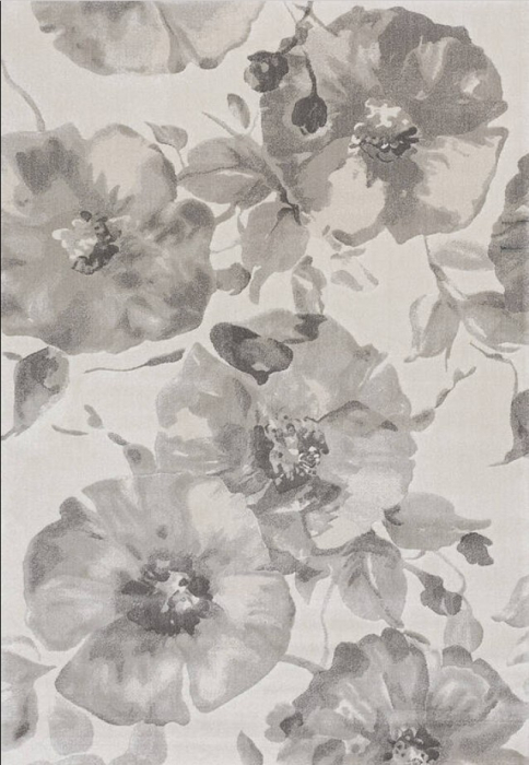 Covor Floral Living/Dormitor, Model Opus 54208/760, Gri [5]