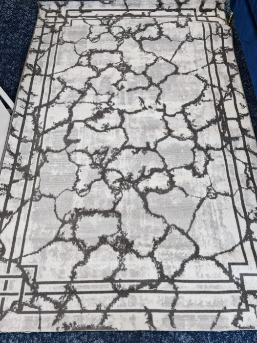 Covor Frida 10457, Fabricat în Uzbekistan, Elegant pentru Living și Dormitor, Gri [3]