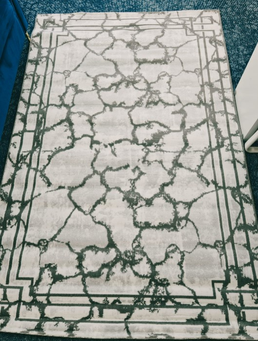 Covor Frida 10457, Fabricat în Uzbekistan, Elegant pentru Living și Dormitor, Gri [4]