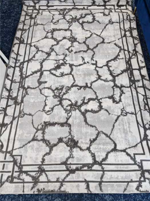Covor Frida 10457, Fabricat în Uzbekistan, Elegant pentru Living și Dormitor, Gri [6]
