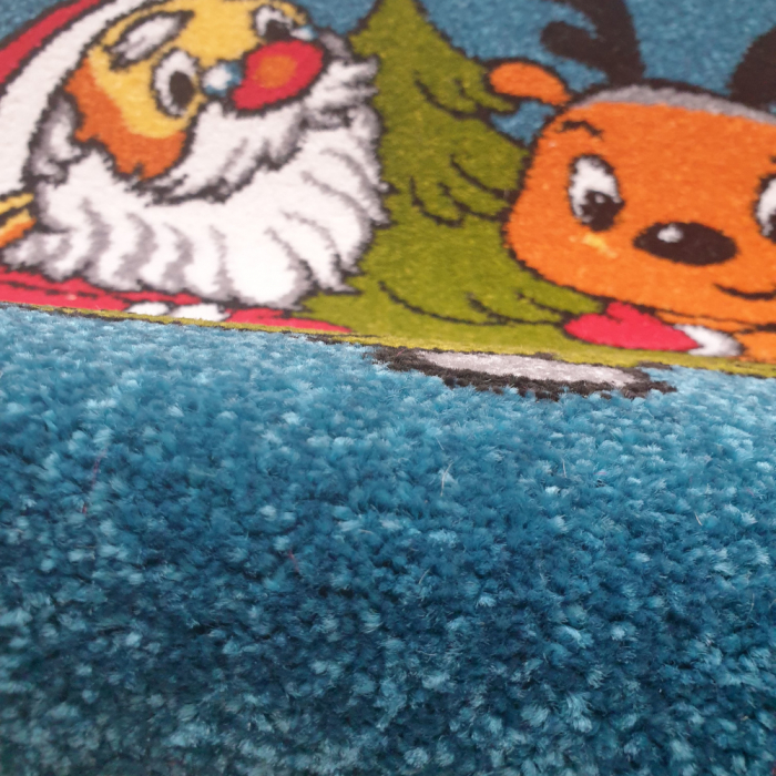 Model Mos Craciun, Covoras Rotund 11507/140, Dimensiunea 67x67 cm, Multicolor [2]