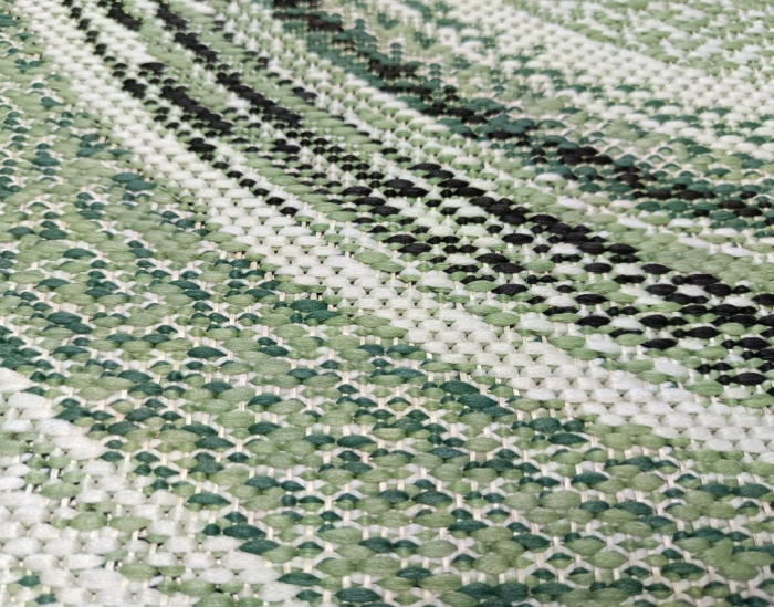 Covor Rotund, Model Belgian 19621/392, Interior/Exterior, Verde [4]