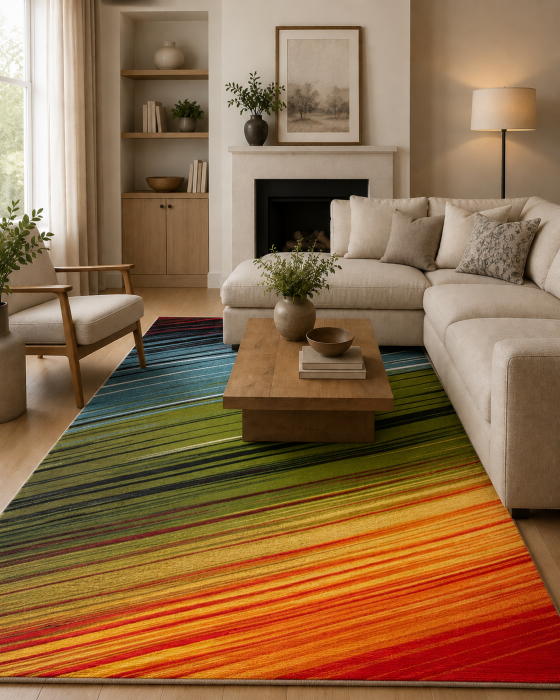 Covor Living/Dormitor, Model 11009/130, Multicolor [1]
