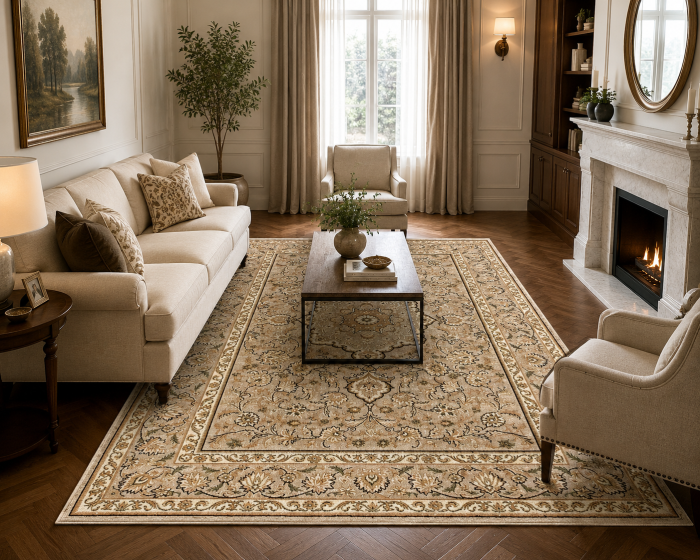 Covor Living/Dormitor, Model 15090/110, Crem [7]
