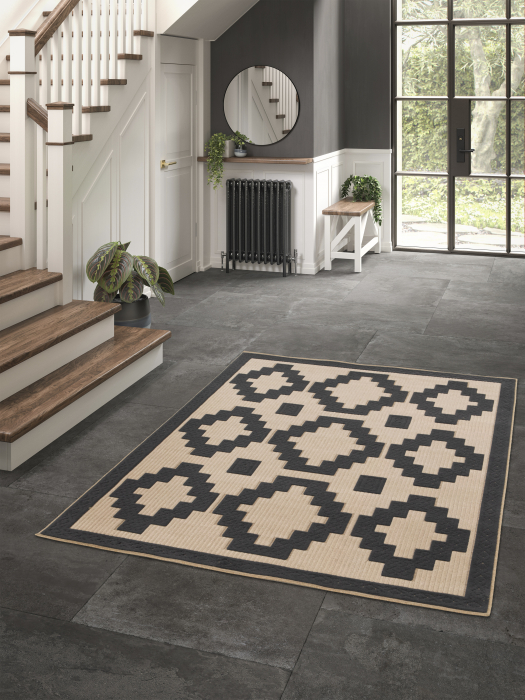 Covor Living/Dormitor, Model Belgian 24523/532, Colectia Rio, Bej /Negru [5]