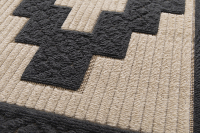 Covor Living/Dormitor, Model Belgian 24523/532, Colectia Rio, Bej /Negru [4]