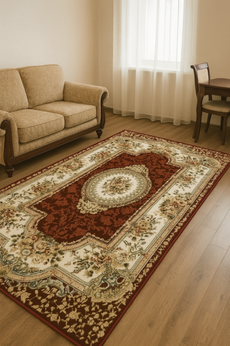 Covor Living/Dormitor, Model Clasic 571/210, Rosu [1]