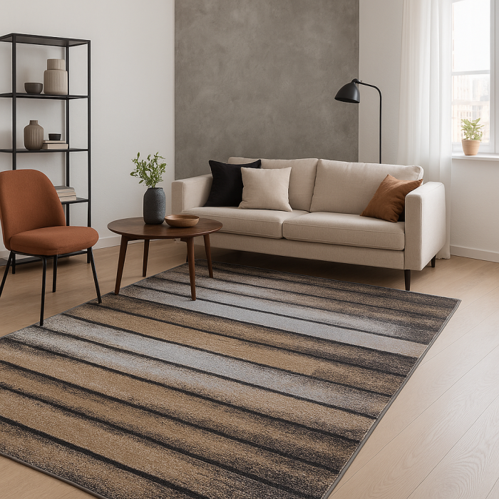 Covor Living/Dormitor, Model Kolibri 11196/BG29, Gri/Bej [1]