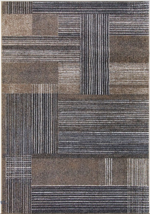 Covor Living/Dormitor, Model Kolibri 11561/BG21, Gri/Maro [6]