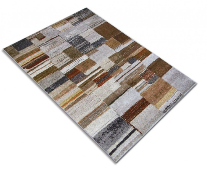 Covor Living/Dormitor, Model Kolibri 11585/BG92, Gri/Maro [3]