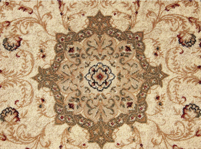 Covor Clasi Sufragerie, Model Lotos 523/100, Bej / Crem, Oval [3]