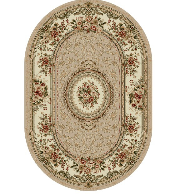 Covor Lotos 571, Bej / Crem, Oval, 1800 gr/mp [5]
