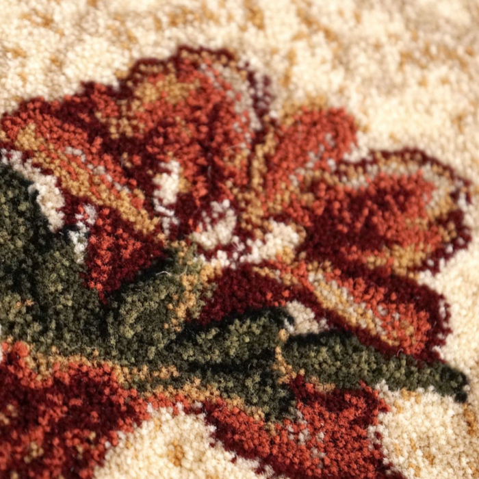 Covor Living/Dormitor, Model Lotos Floral 587/116, Crem/Bej [4]
