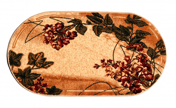 Model Floral 1511, Covor Oval Living/Dormitor, Crem/Bej [7]