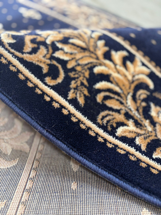 Covor Model Bisericesc 15032/810, Rotund, Albastru [3]