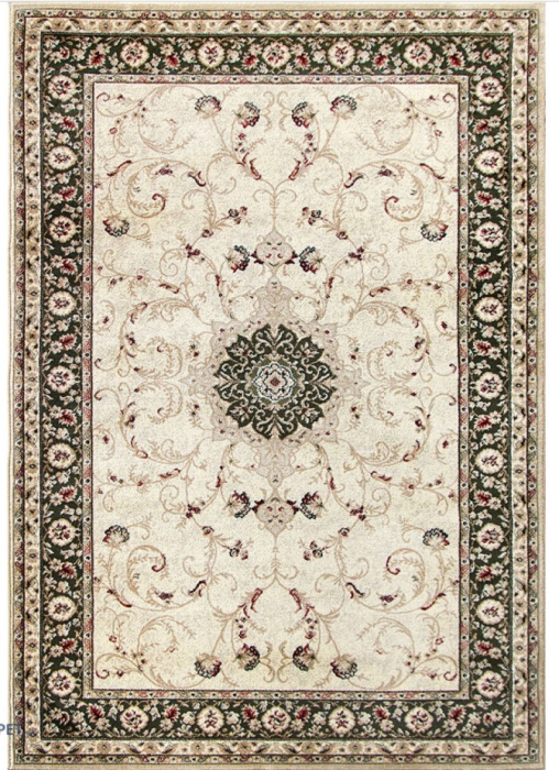 Covor Sufragerie/ Dormitor, Model Clasic 523/130, Dreptunghiular, Verde [4]