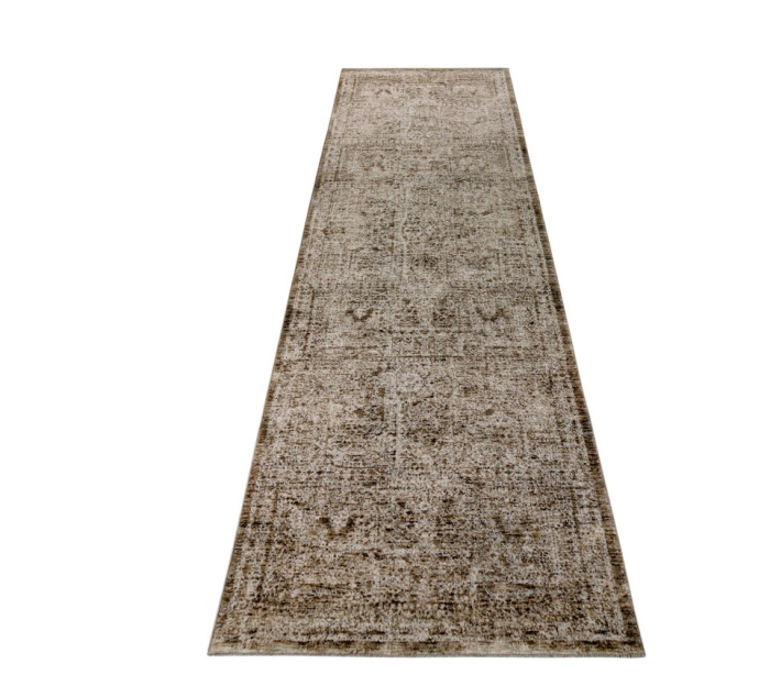 Covor Modern Amora 259 Bej cu Motive Florale și Aspect Antichizat [4]
