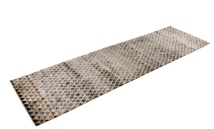 Covor Modern Amora 261 Bej/Gri  Model Geometric și Aspect Antichizat [4]